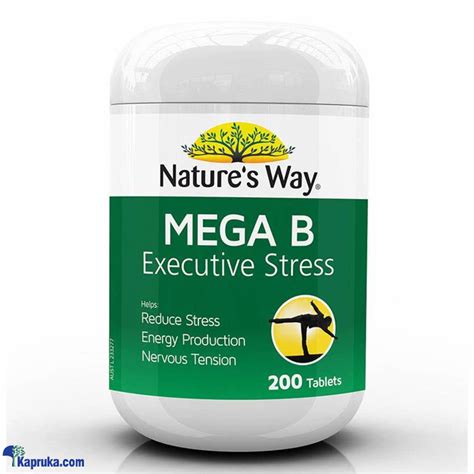 nature's way mega b|Nature's Way Mega B 200 Tablets .